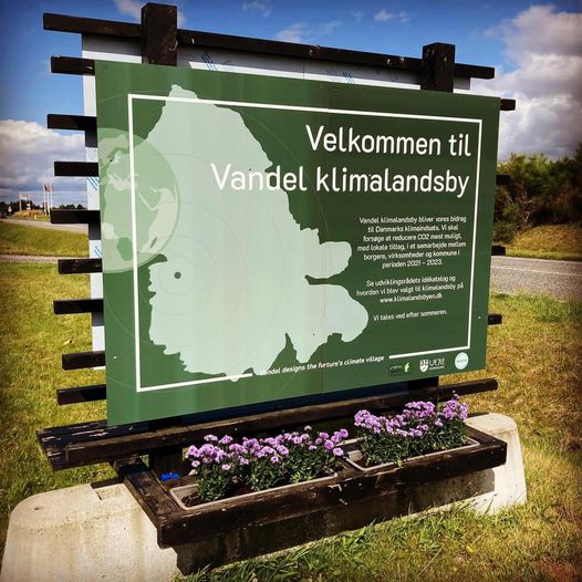 Skilt med Vandel Klimalandsby